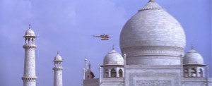Taj Mahal helicopter